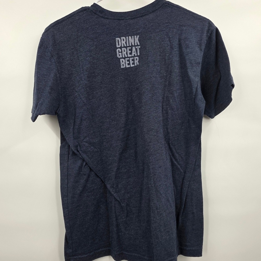 GREAT RYTHM BREWING COMPANY SHIRT MENS UNISEX SMALL GRAY BREWERY BEER DRINK NH - Picture 4 of 9